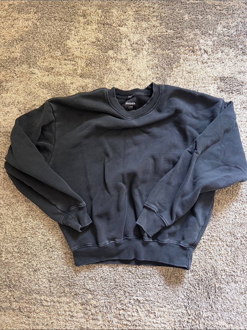 RSQ Black Kids Crewneck Sweatshirt